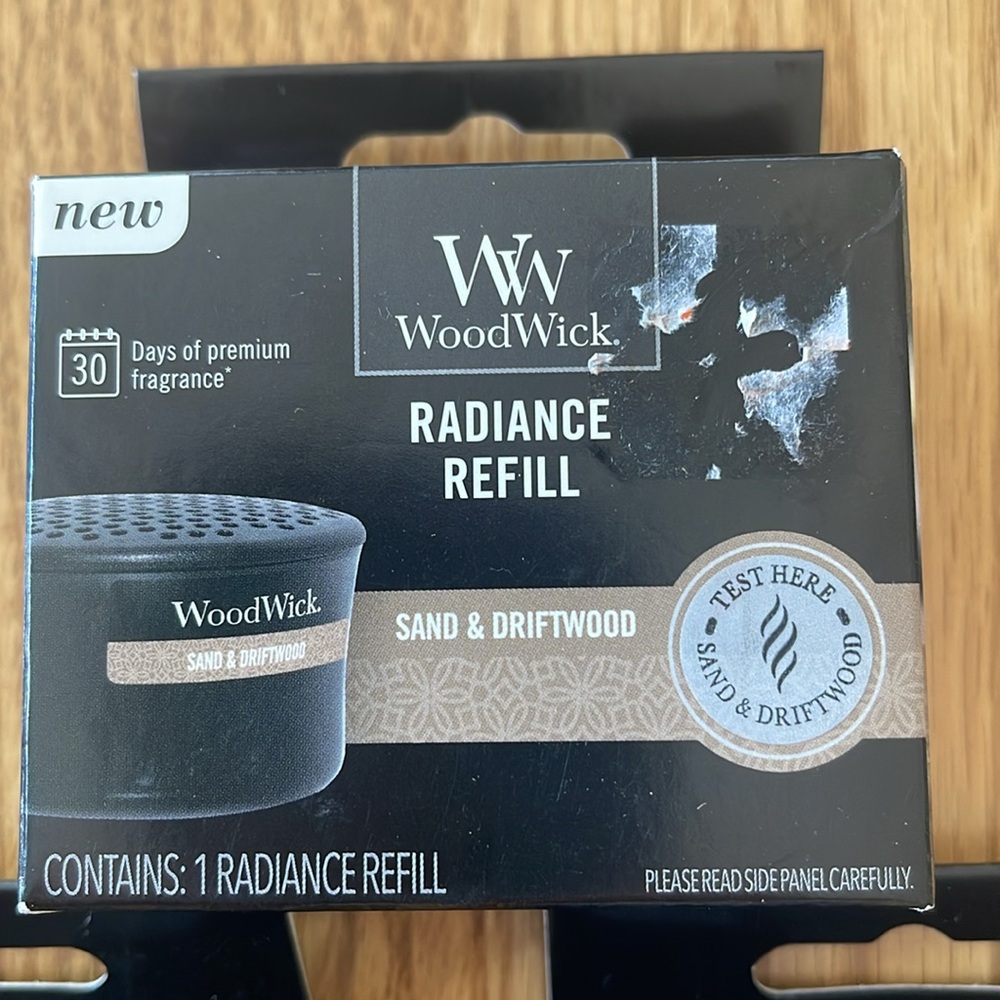 WoodWick Radiance Refill Trio - Sand & Driftwood, Vanilla Bean, Lavender Spa 🌺 - Picture 2 of 5